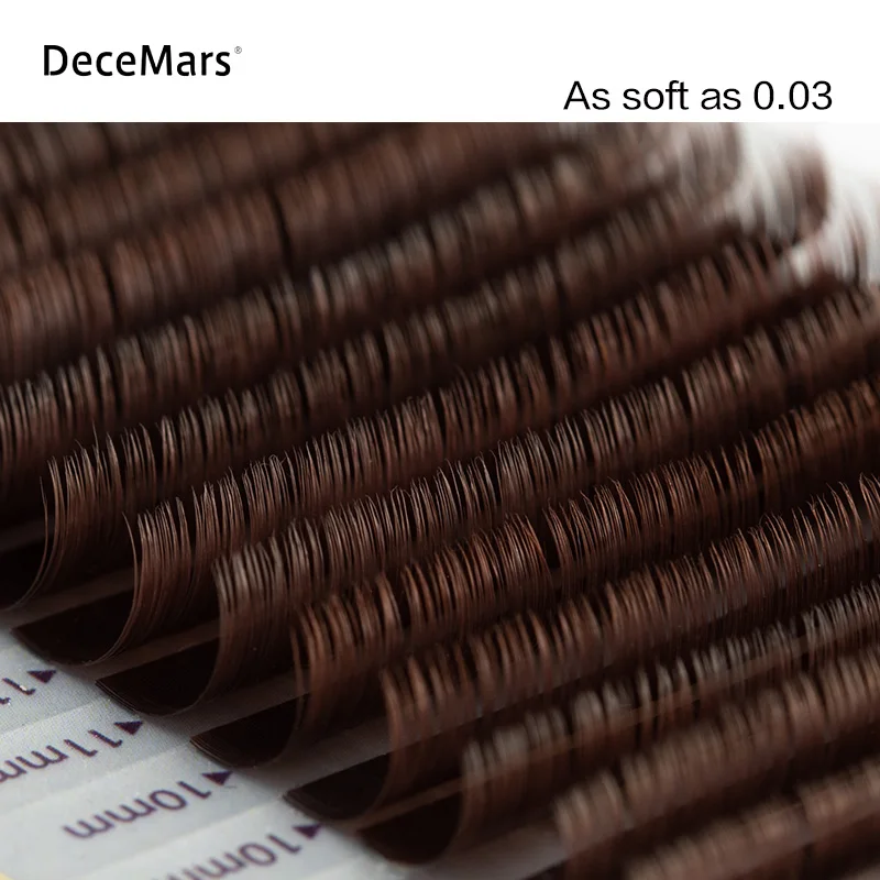 6 пачек/партия накладные ресницы коричневого цвета | Красота и здоровье