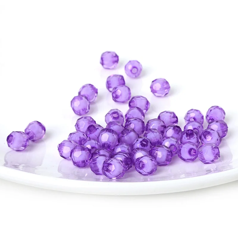 ПРОДАЖИ! 18 мм Круглый Ассорти Красочные акриловые бусины Свободные бисера fit DIY