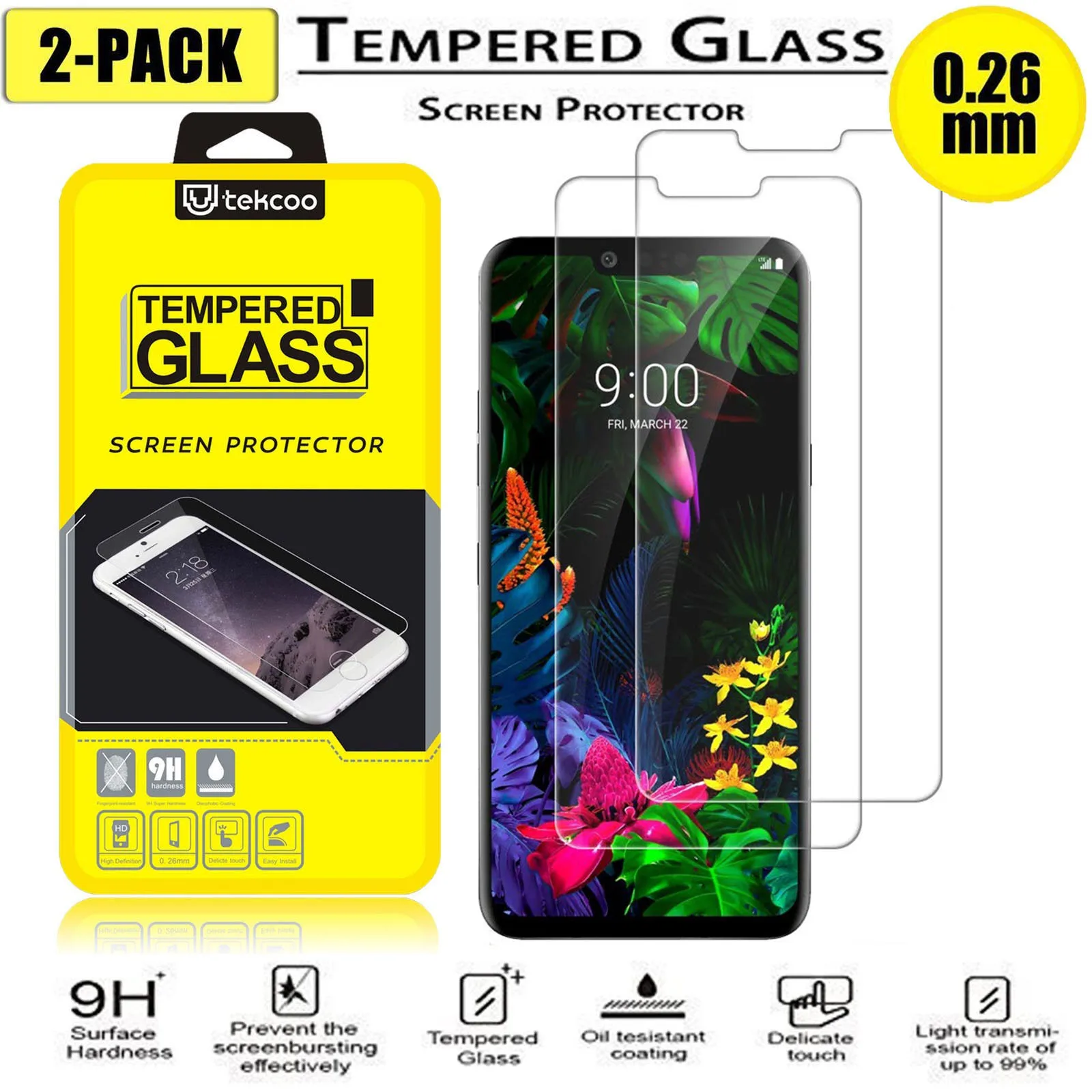2 шт HD Закаленное стекло-экран протектор для LG Aristo/Aristo 2/Stylo 2/3/4/K20 Plus/Zone 4/K40/K30/G8/7/6