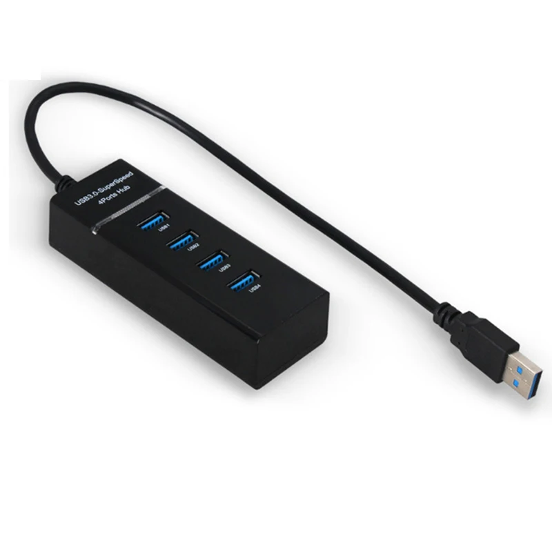 Высокое качество 4 в 1 черный USB 3 0/2 0 концентратор для PS4/PS4 тонкий высокоскоростной
