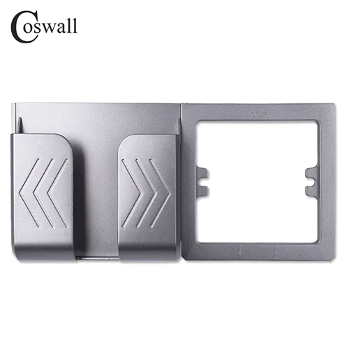 COSWALL серебро/золото 300 м настенный встроенный беспроводной AP маршрутизатор usb зарядный порт 1500ма выход стены wifi Routeur панельная розетка - Тип: Phone Holder Silver