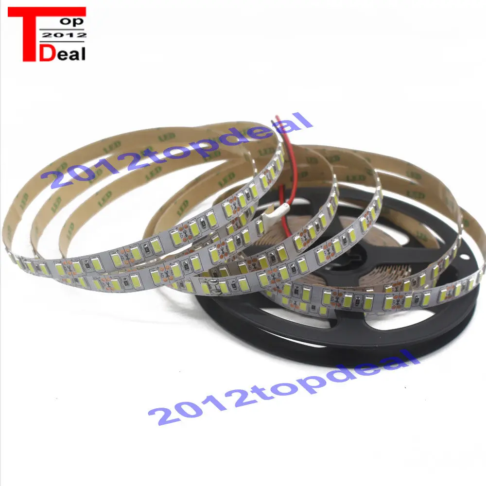 Суперъяркая гибкая белая светодиодная лента 120led s/m SMD 5630 5730 5 м 300 светодиодный ная