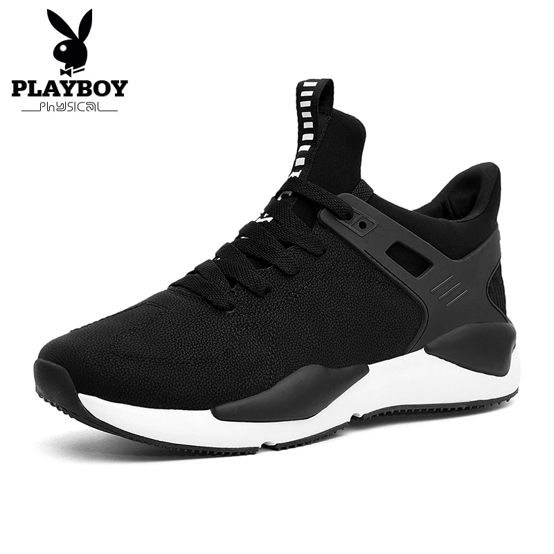 PLAYBOY/Новая зимняя обувь; мужские ботинки; уличные теплые зимние ботинки; ботильоны; нескользящая безопасная обувь; Zapatos De Hombre; DS87259 - Цвет: Черный
