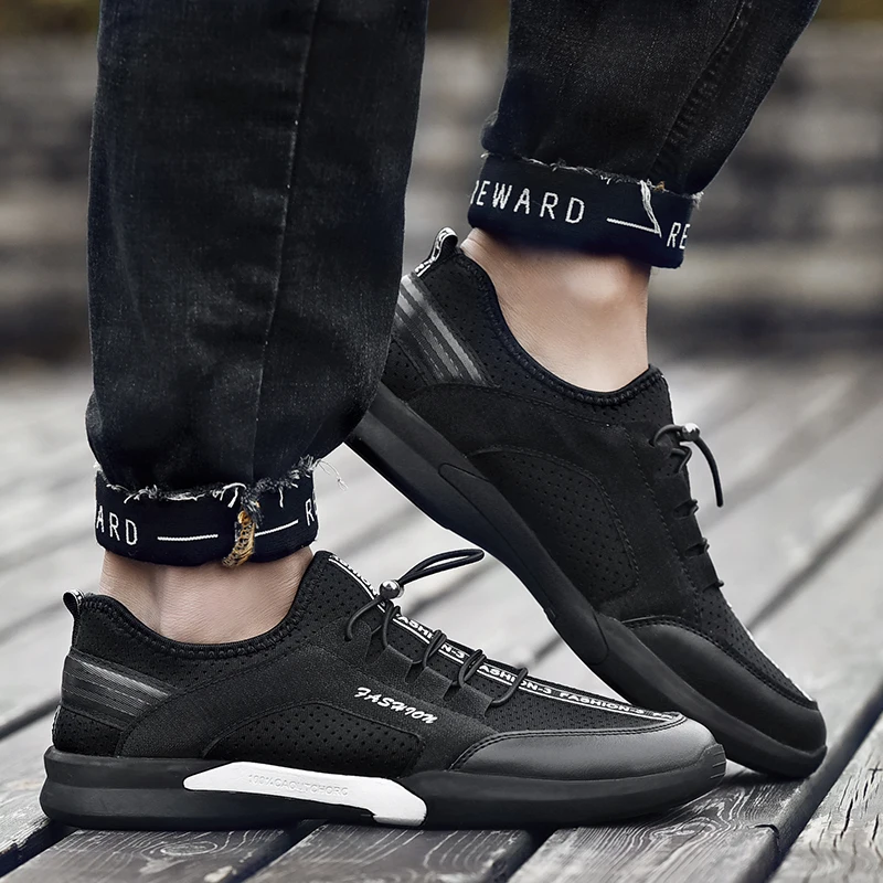 Xizi Top Running Shoes Men's Sneakers Breathable Air Fabric Summer Man Fitness Trainer Rubber Sport Men | Спорт и развлечения