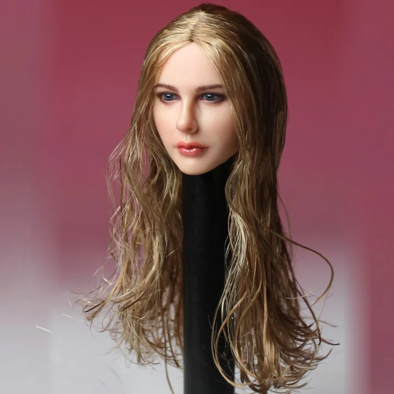 Mnotht SDH004 игрушка 1/6 женская голова для резьбы Avril Lavigne блонд волосы девушек Chloe Moretz 12
