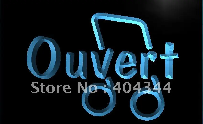 

LK196- OUVERT Music Bar Neon Enseigne Lumineuse
