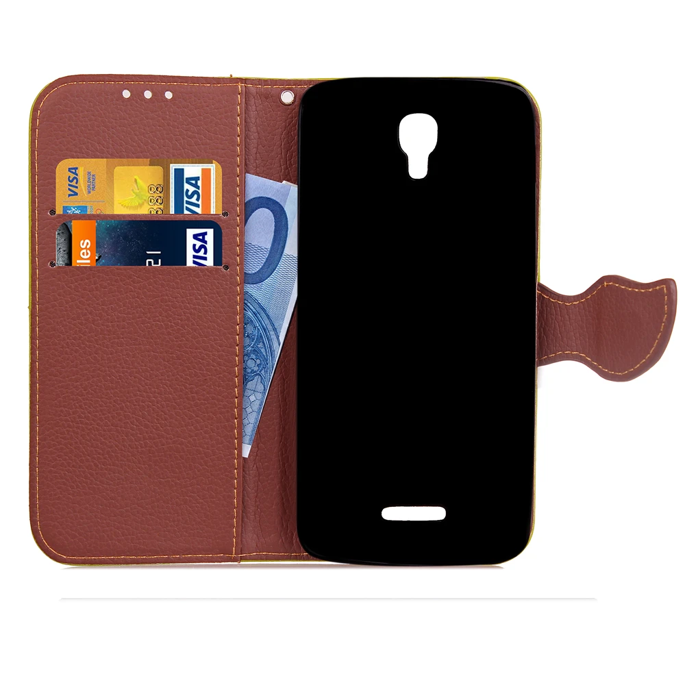 Мода двойной Цвет чехол для Alcatel One Touch Pixi 4 OT 5010 5010d 5.0 дюймов из искусственной кожи