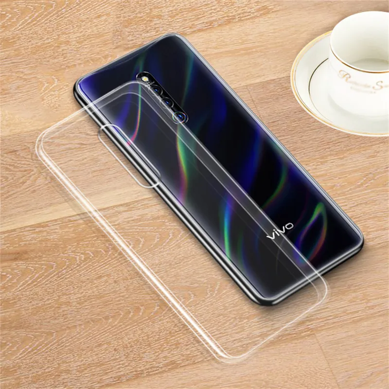 Для естественных X27 Vivo x27 pro смартфон защитный силиконовый термополиуретановый