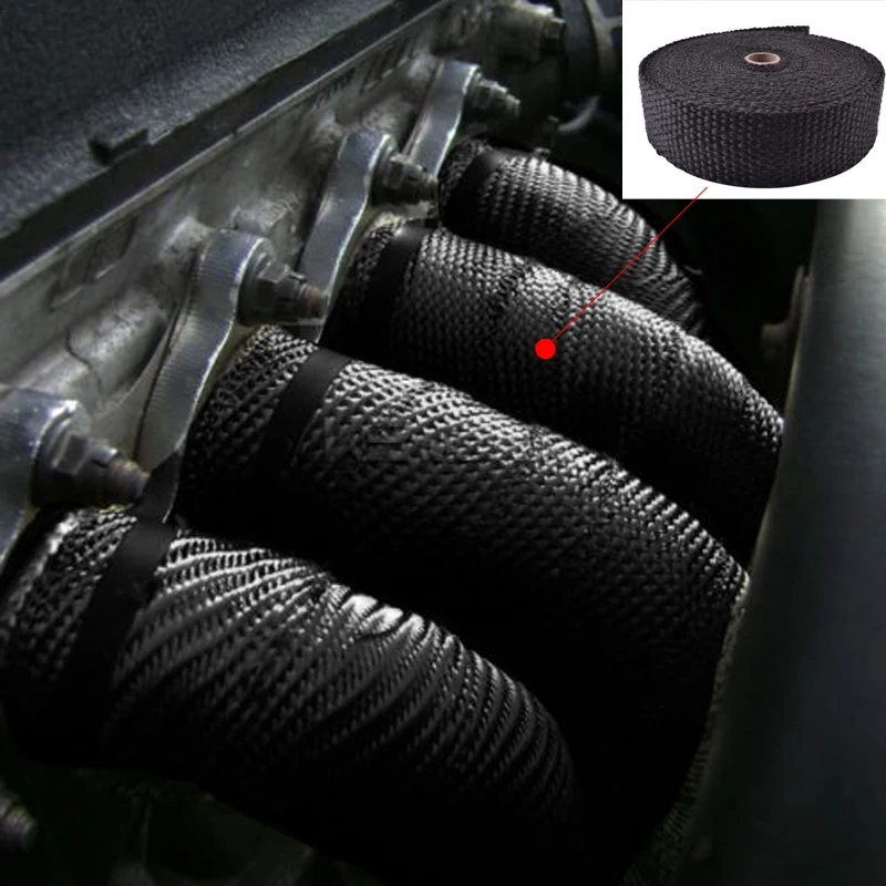 ESPEEDER 15 м выхлопной коллектор обмотки коллектора стекловолокна титана