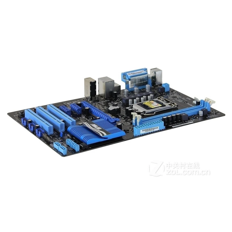 Asus P8H61 настольная материнская плата H61 Socket LGA 1155 i3 i5 i7 DDR3 16G UEFI биос ATX оригинальная б/у материнская плата в продаже