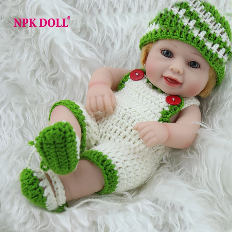 NPKDOLL 10 дюймовая виниловая Кукла Reborn Boy детские игрушки для игр сна кукла детей