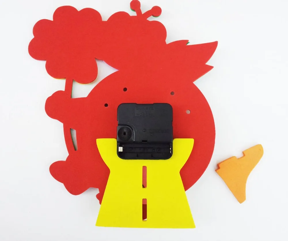 EVA Дети DIY подарок ручной работы креативный будильник с наклейками материалы для