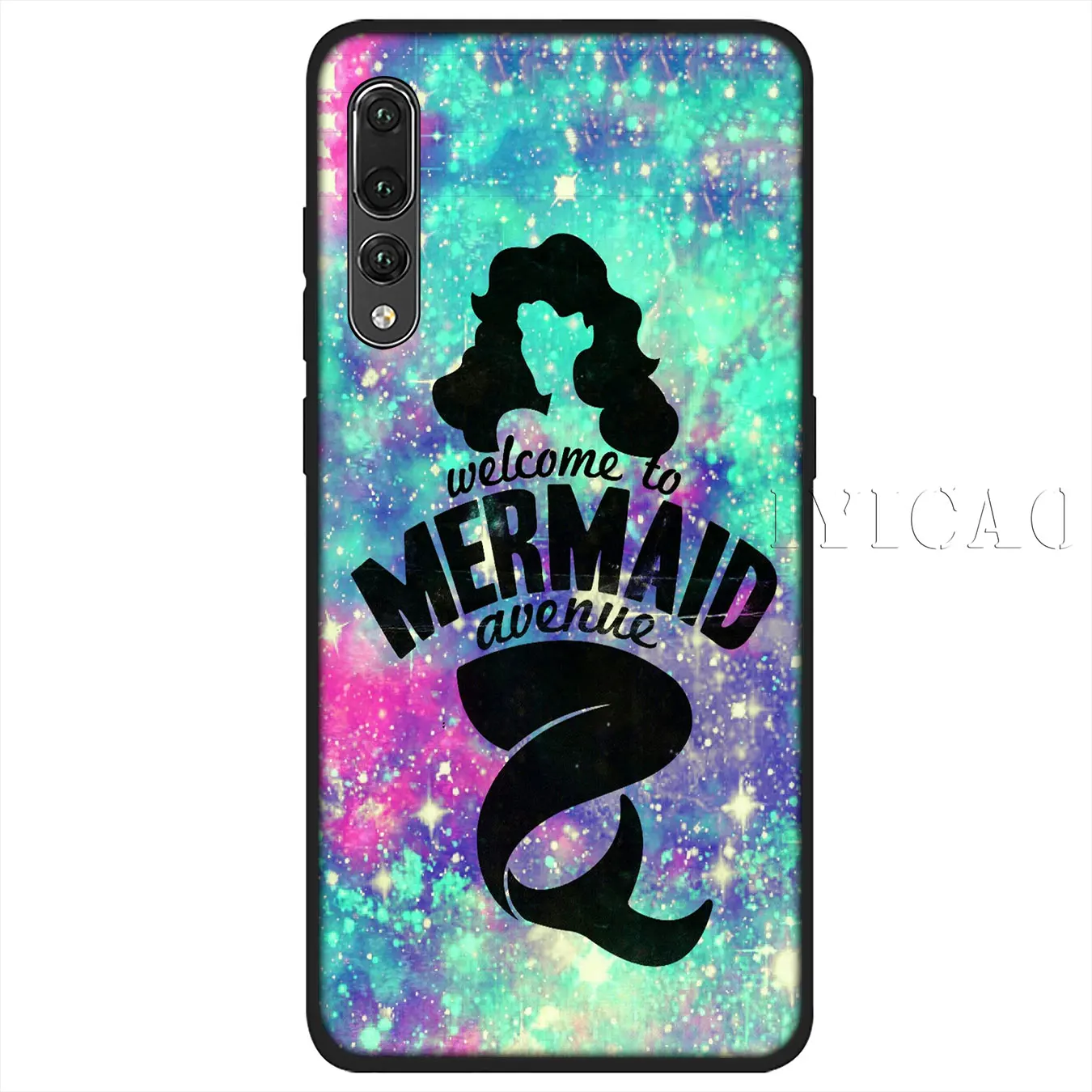 IYICAO Mermaid Tail Scale Soft Silicone Phone Case for Huawei P30 P20 Pro P10 P9 P8 Lite Mini 2017 2016 P smart Z 2019 Cover |
