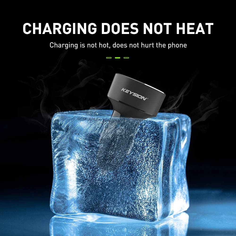 KEYSION Dual USB Quick Зарядное устройство QC 3,0 Автомобиля Зарядное устройство для iPhone XS Max XR X 8 7 samsung S9 Note9 светодиодный Дисплей цифровые умные зарядки