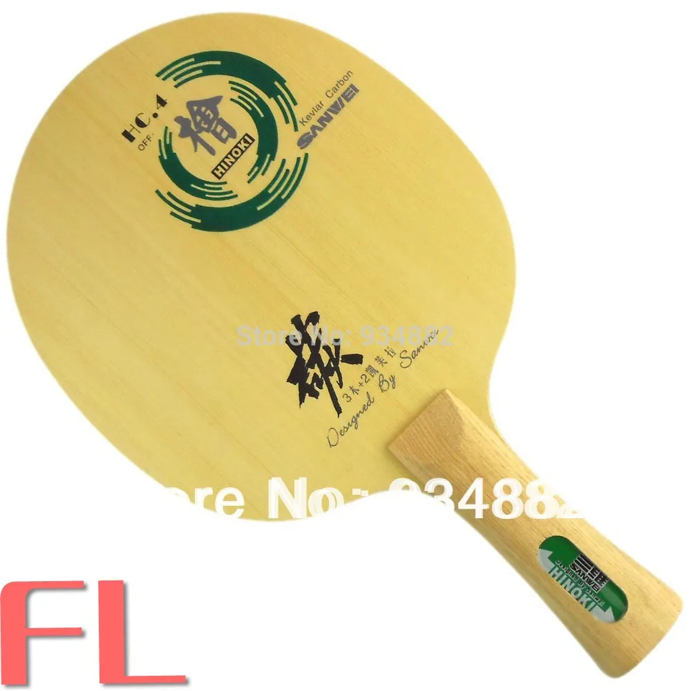 FL long handle Sanwei HC.4(HC 4, HC-4, HC4) лезвие для настольного тенниса(PingPong - Цвет: FL long handle