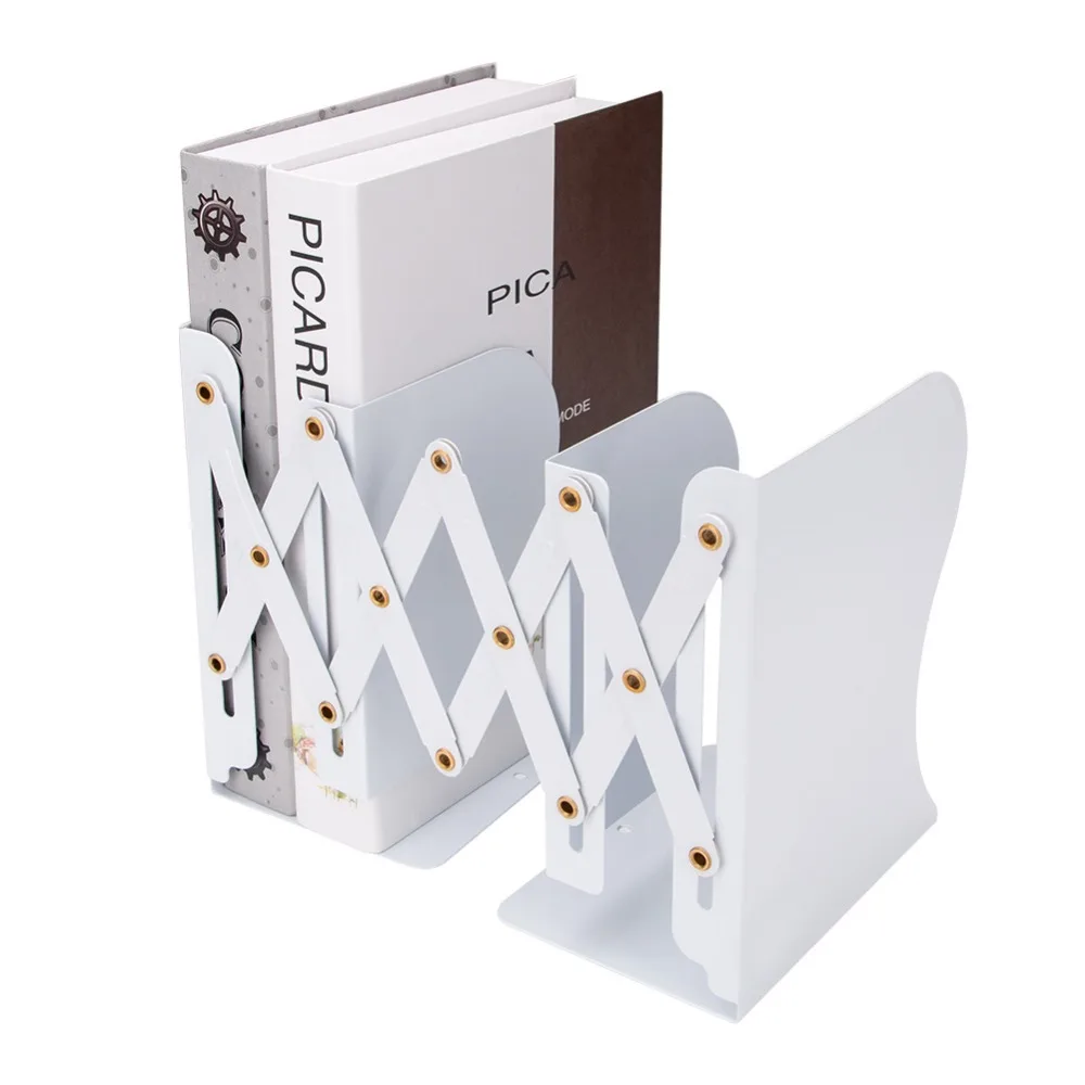 Металлический полый расширяемый стеллаж для книг подставка хранения документов