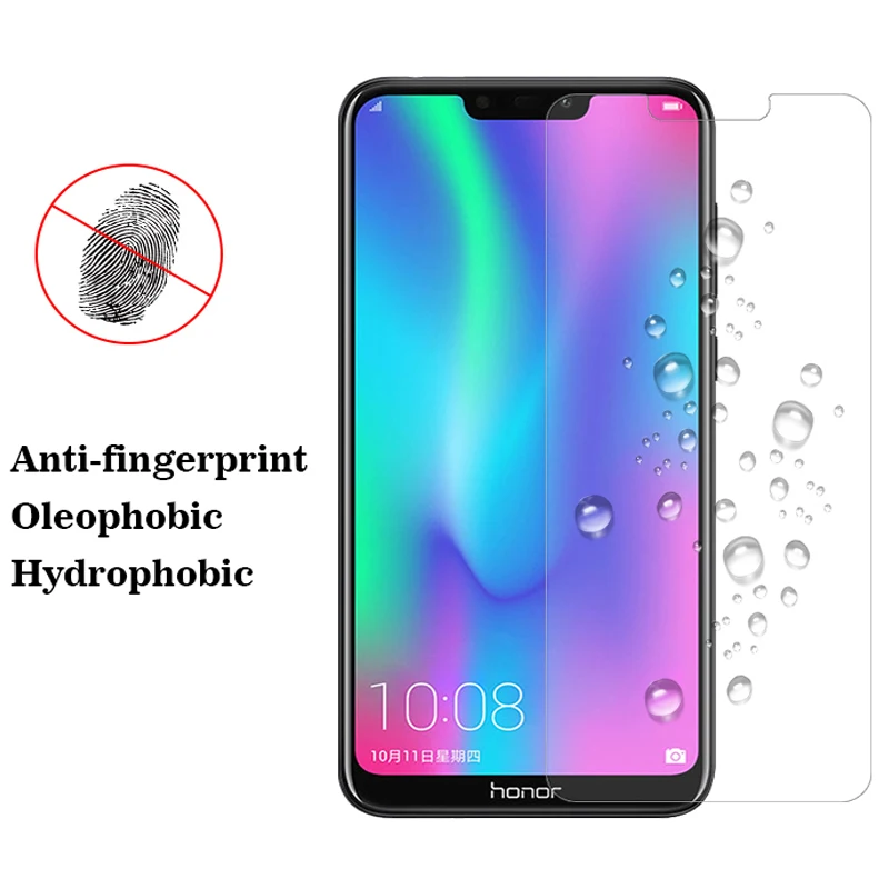 Закаленное стекло для Huawei Honor 8C не полностью покрывающее Защитное HD прозрачная