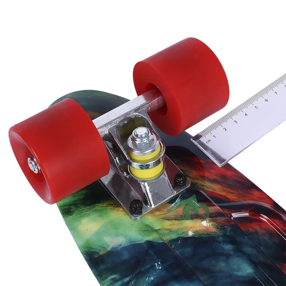 Skateboard Skate Board Longboard 22 inch Printing Pattern Four-wheel PP Deck Great Kids and Adults Entertainment | Спорт и