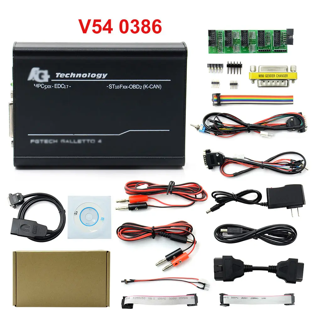 0386 Fgtech V54 0475 Galetto 4 Master ECU чип-тюнинг инструмент FG Tech v54 BDM-TriCore OBD Поддержка Функция BDM - Цвет: 0386