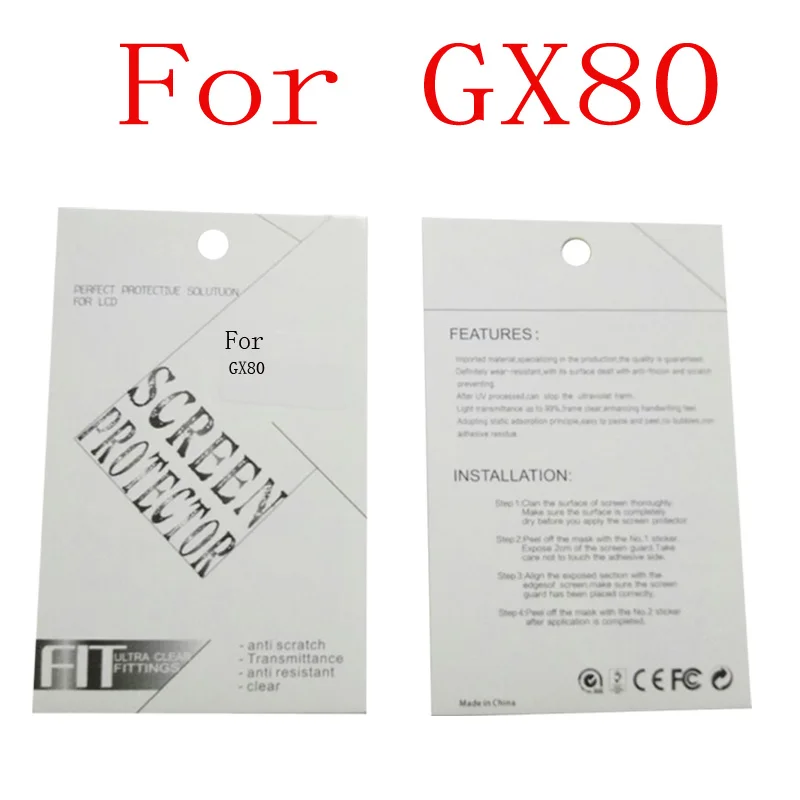 2 шт. защитная пленка для камеры Panasonic G6 G7 GF2 GF7 GF8 GF10 GX1 GX8 GX9 GX80 GX85 SZ8 | Электроника