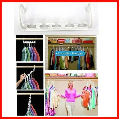 Многофункциональная Пластиковая Магическая компактная вешалка для одежды