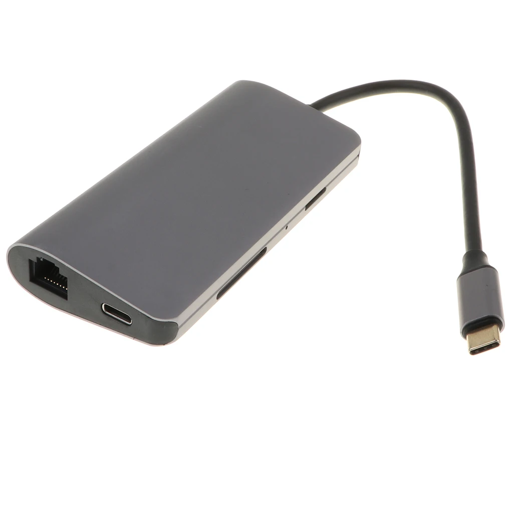 MagiDeal 8 в 1 type-C к HDMI USB кардридер PD концентратор адаптер для Macbook