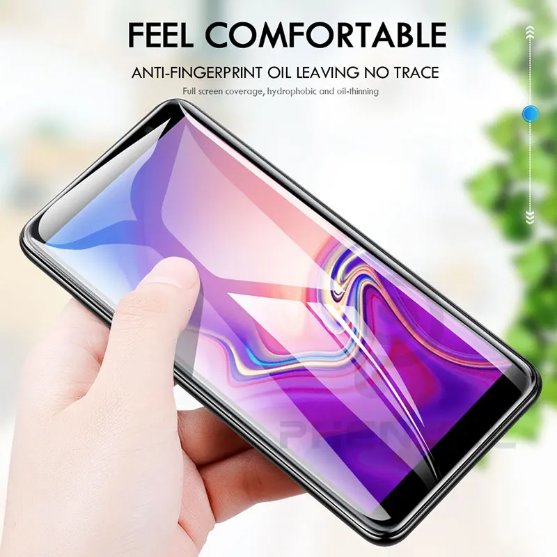 5D Защитное стекло для samsung Galaxy J4 J6 Plus полное покрытие Защита экрана для samsung J8 J6 A6 Plus Закаленное стекло пленка