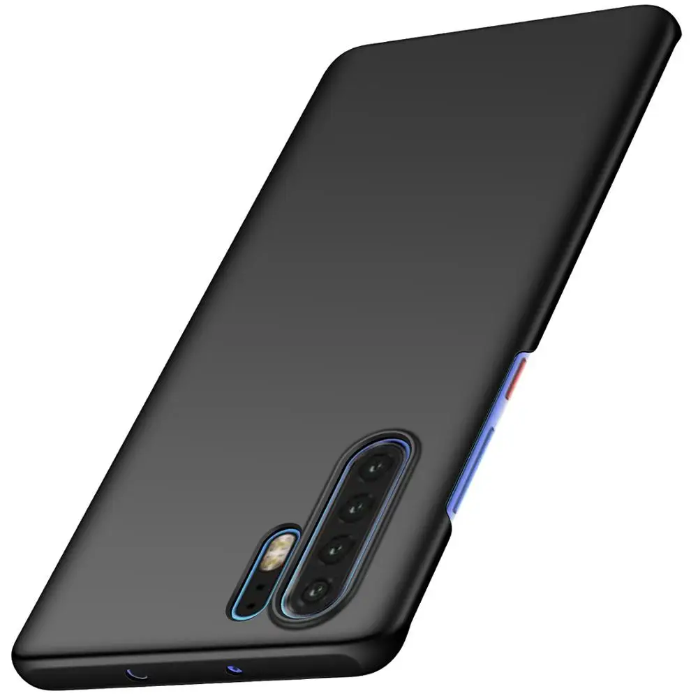 Black Задняя крышка для huawei P30 P Smart чехол huawei Honor 8A View 20 10 чехол PC матовый Жесткий Роскошный чехол для телефона для mate 20 20X pro - Цвет: Black