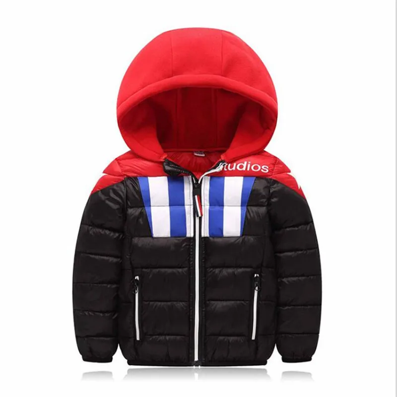 Новинка 2018 детские зимние куртки теплое пуховое пальто с капюшоном для мальчиков