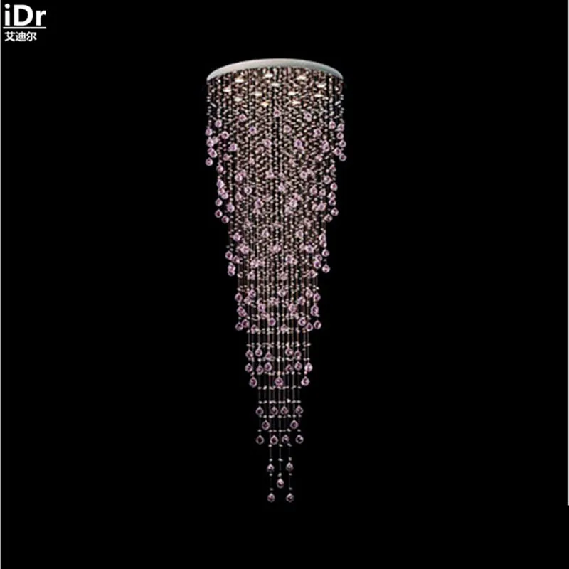 Современная хрустальная лампа светодиодная креативная лестница для гостиной