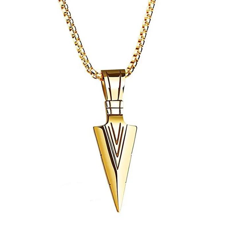 Продажа 1 шт Панк ярких для мужчин Ретро стиль сплав острие подвеска в форме