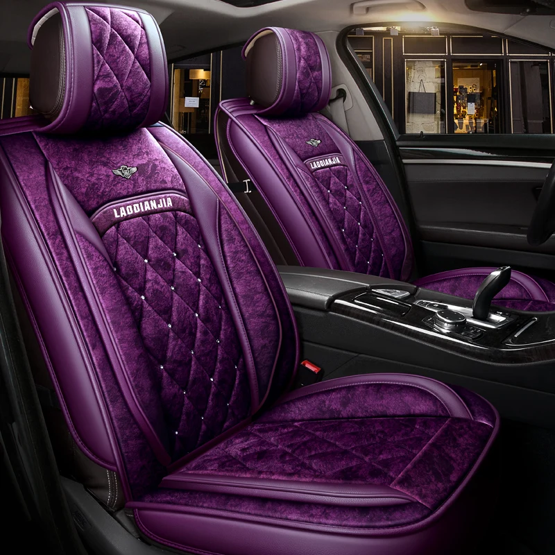 Winter Plush Car Seat Cover Cushion For Land Rover Discovery 3/4 freelander 2 Sport Range Evoque Styling | Автомобили и мотоциклы