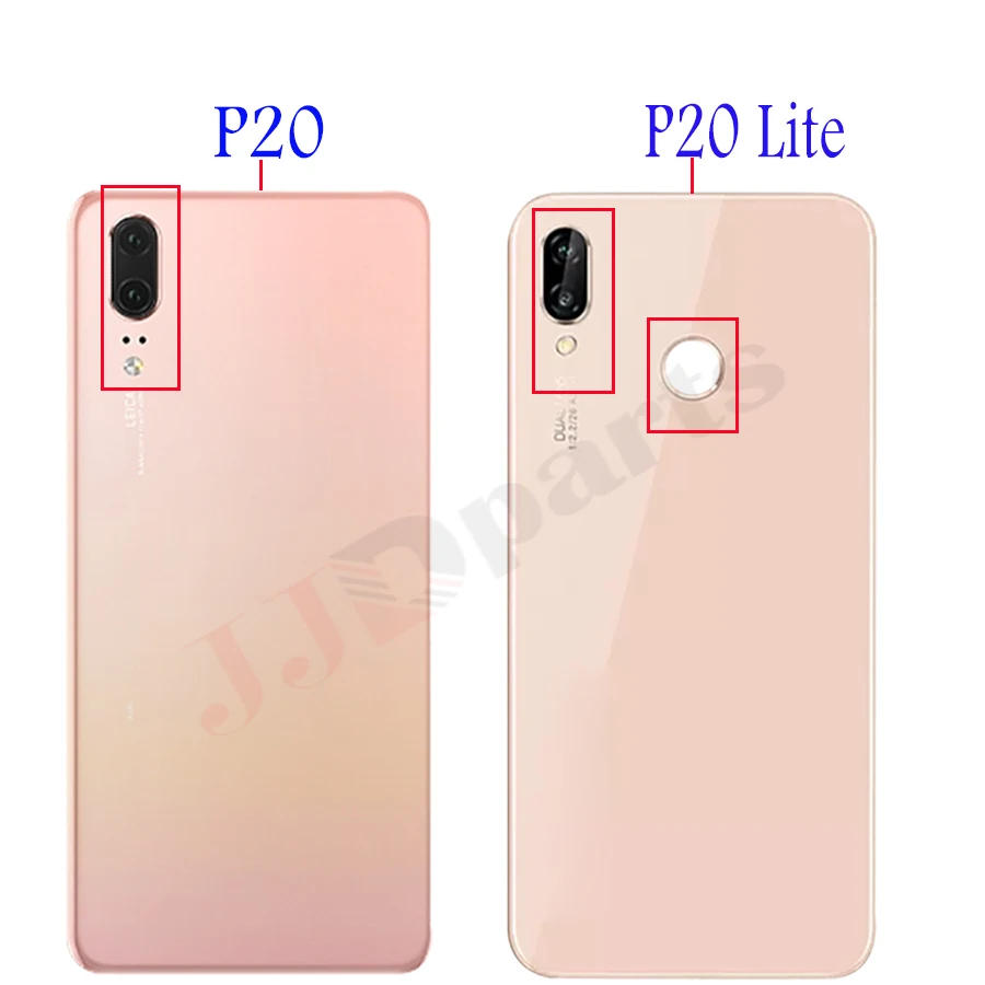 Чехол на заднюю дверь huawei p20 lite для задней панели huawei p20 lite Nova 3e, заднее стекло с крышкой для объектива камеры, замена p20 lite