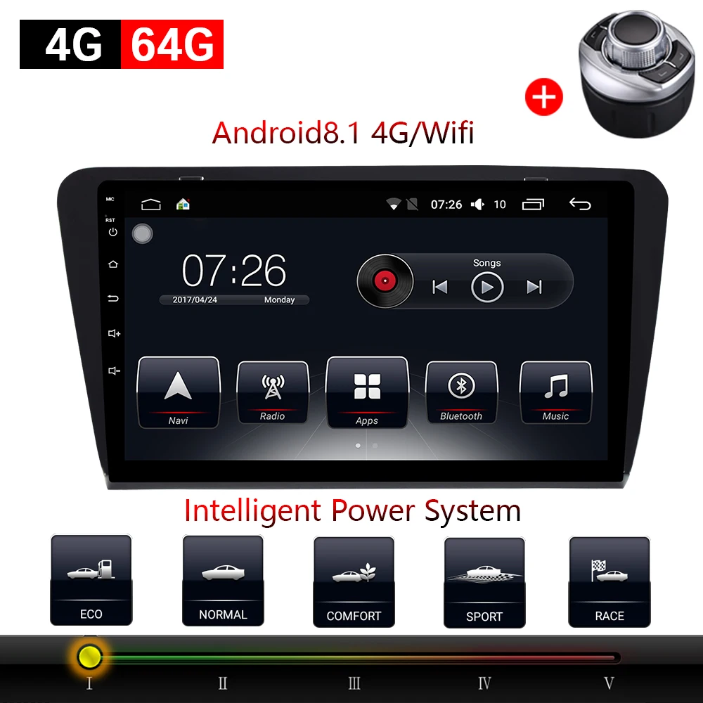 Автомобильный мультимедийный плеер 1 Din Android 8 автомобильный DVD для VW/Volkswagen Skoda Octavia