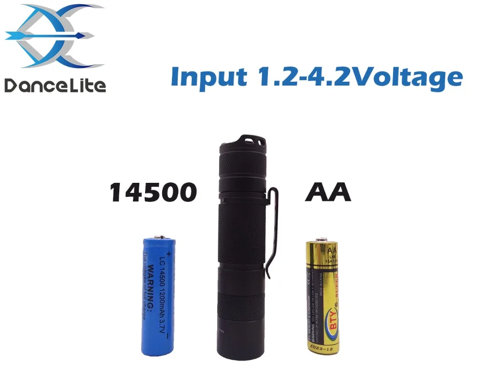 Новый портативный мини-фонарик для повседневного использования AA/14500 XPG2 420Lumnes 1