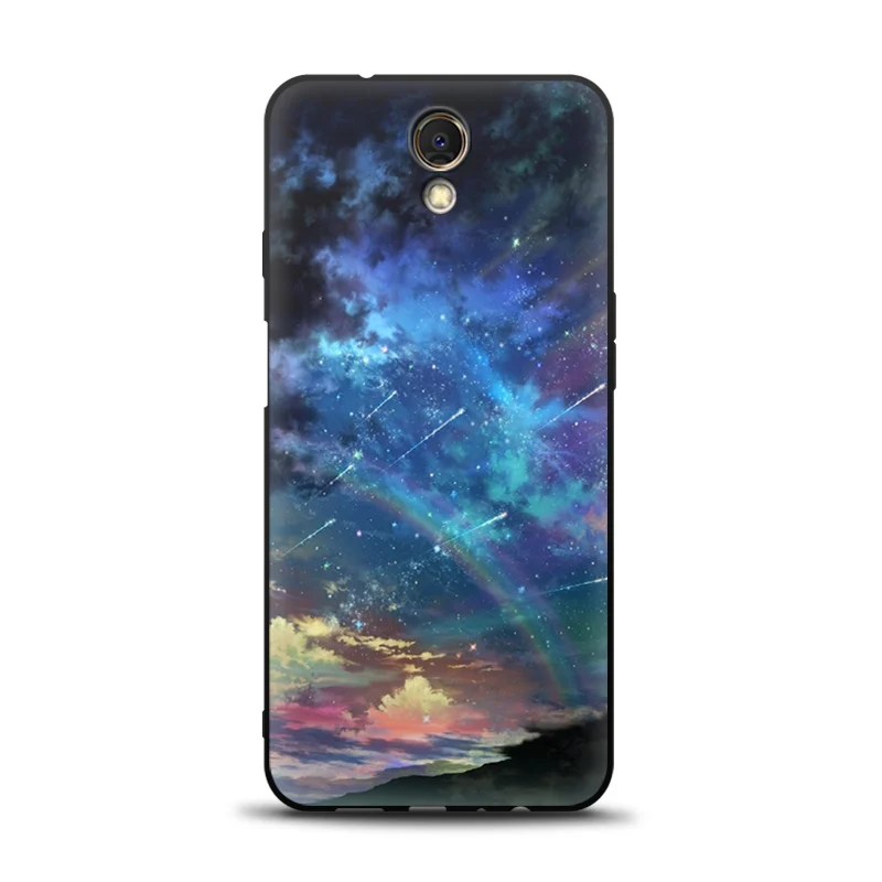 JURCHEN черный матовый Мягкий ТПУ силиконовый чехол для Meizu M6S 5," милый мультяшный принт Роскошные задние Сумки для Meizu M6S чехол - Цвет: 18