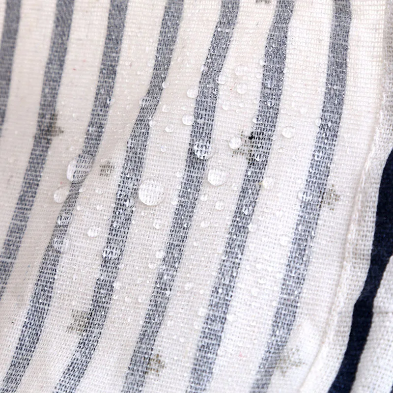 Свеженапечатанная хлопковая и льняная круглая корзина для хранения маленькая