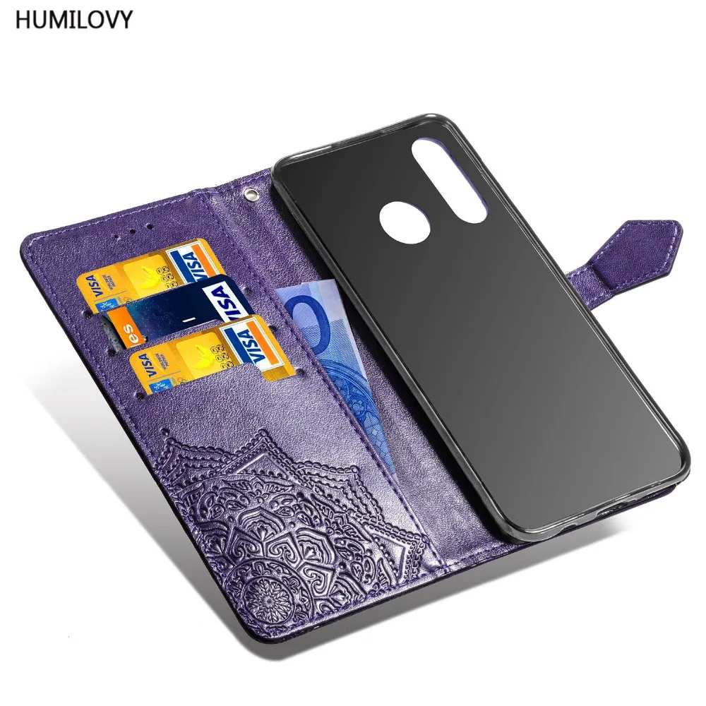 Luxury PU Leather Case for Huawei P30 Lite Wallet Cover Business Book Flip Cases P30Lite Capa | Мобильные телефоны и