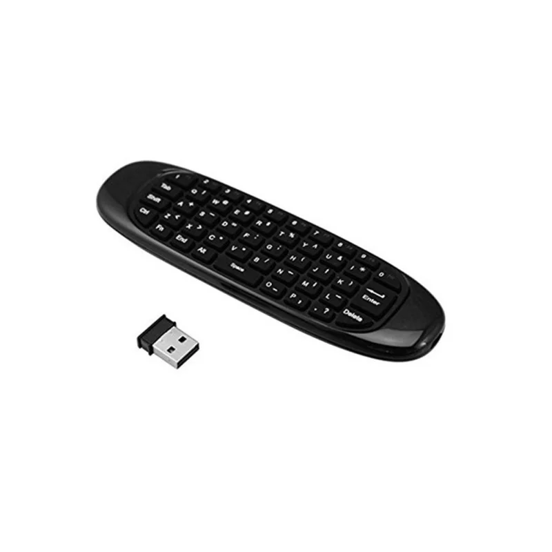 Professional Gyroscope Fly Air Mouse Wireless TV BOX Keyboard 2.4G Rechargeable Remote Controller for Android Linux Windows Mac |