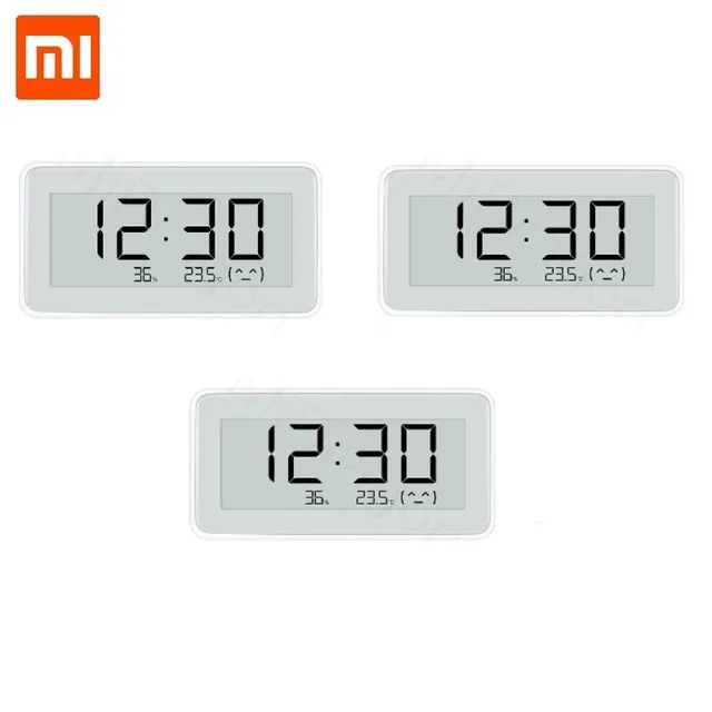 3PC Xiaomi Mijia BT4.0 Беспроводной Smart Электрический Цифровые Часы гигрометр термометр E-ink Температура измерительный инструмент - Цвет: 3PC