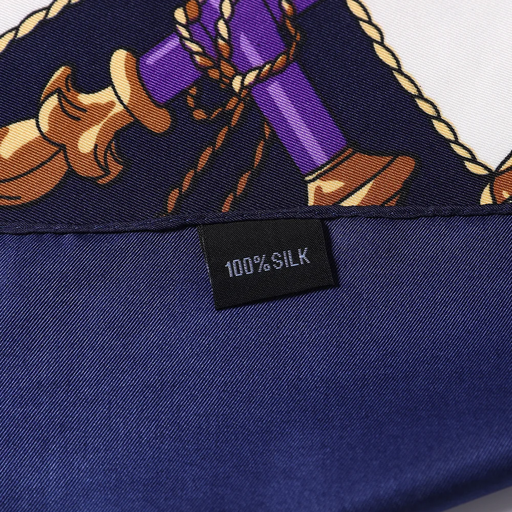 Модные шарфы для женщин 100% саржевый шелковый шарф с принтом хиджаб Женская