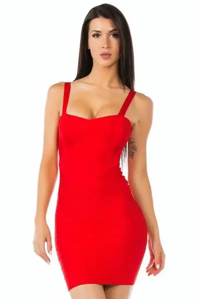 Красный Эластичный вязаный 2018 Новый Спагетти ремень Милое сексуальное женское