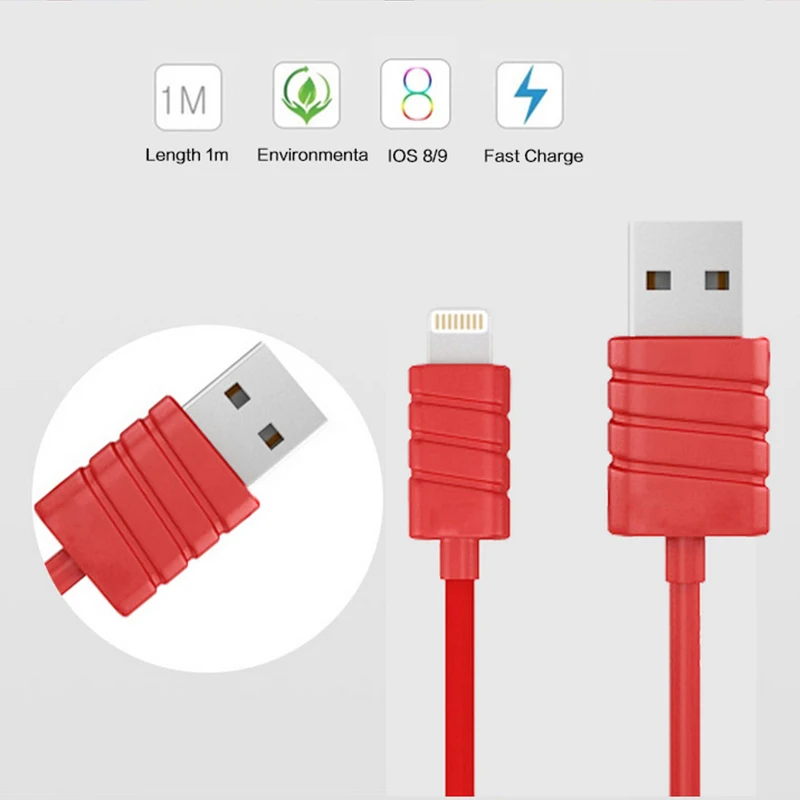 НОВЫЙ Быстрой Зарядки IOS Мобильный Телефон Кабели Для Передачи Данных Молнии USB