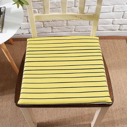 Мультфильм желтый земли хлопок белье подушки сиденья столовая стул для диван