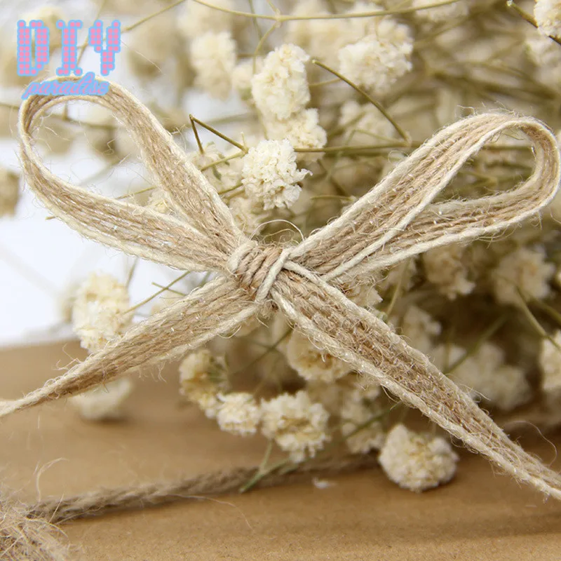 10 м натуральная пеньковая веревка в рулоне искусственная декоративная лента