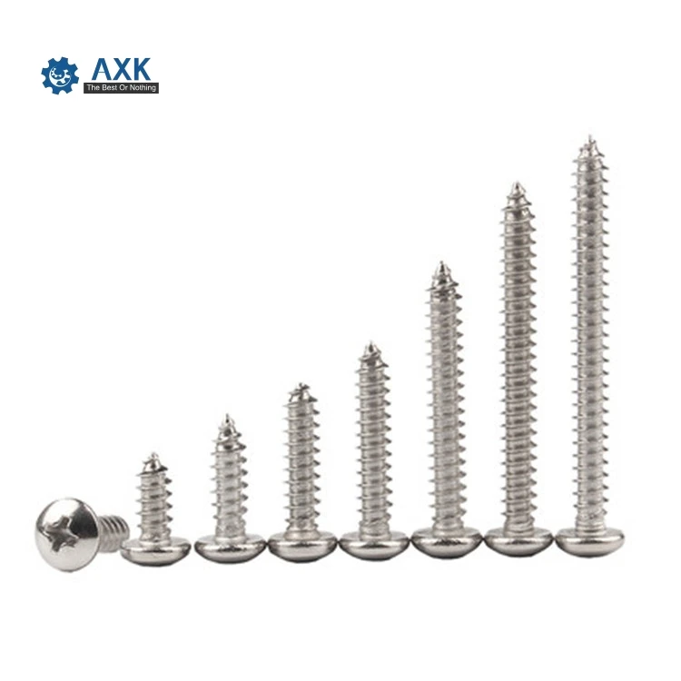 Винты с нарезателем Phillips M2 * 5 нержавеющая сталь круглая менее 50 шт. высокое