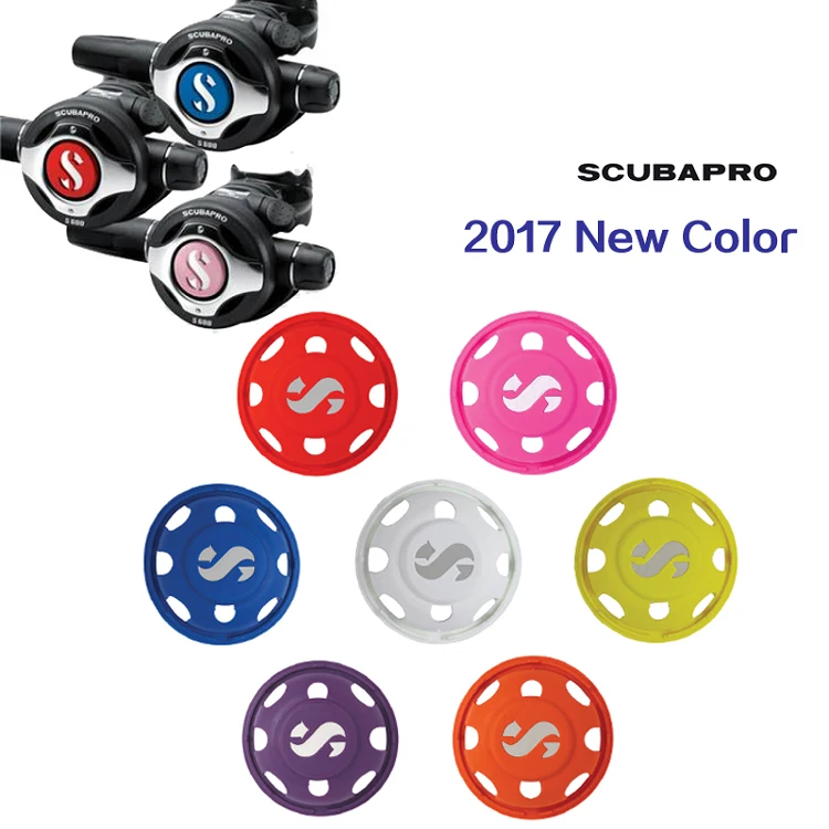 Цветной чехол Scubapro S600 с респираторным регулятором осьминога