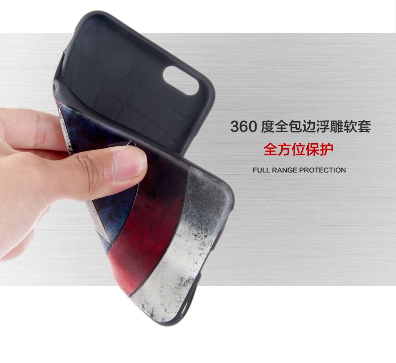 Роскошные Pattern Картина чехол телефона для Apple iPhone 6 6S ультра тонкий Мягкие TPU
