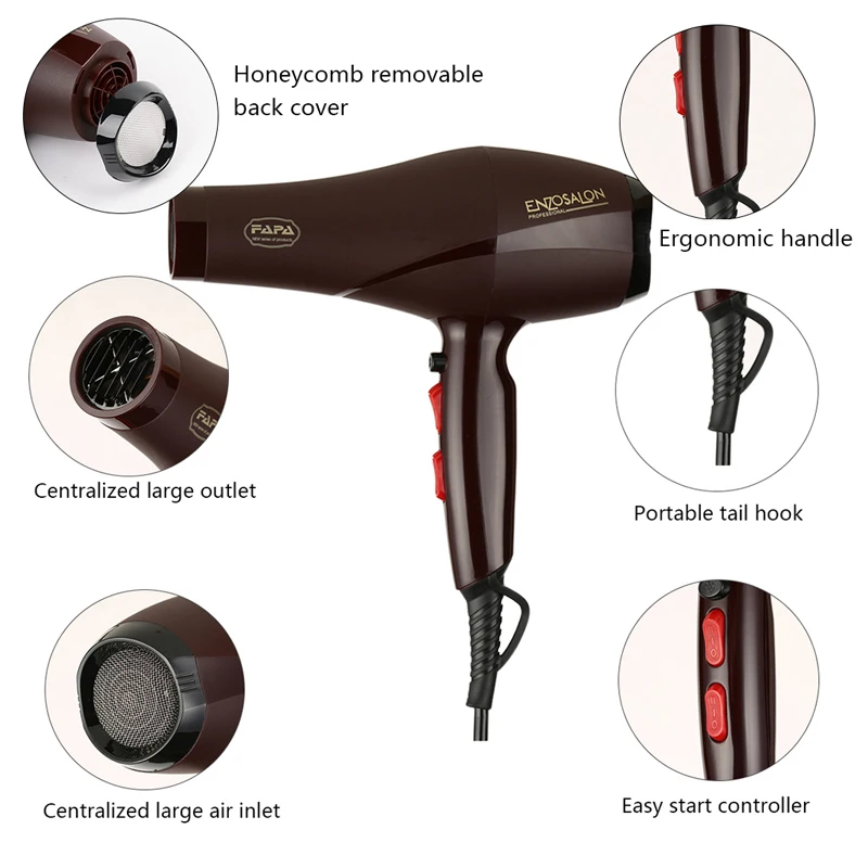 Новый фен для волос быстросохнущий высокая пудра постоянная температура воздуха