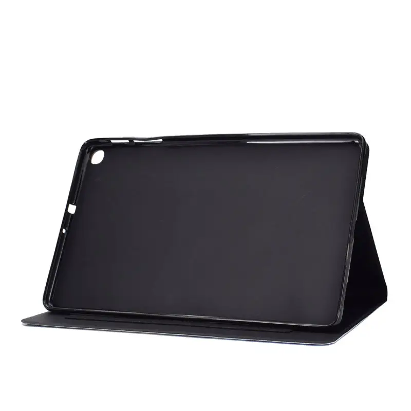 Чехол с милым рисунком для samsung Galaxy Tab A 10,1 T510 T515 SM-T510, SM-T515 чехол, силиконовый чехол из искусственной кожи с подставкой